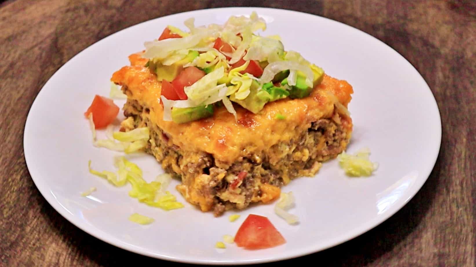 Keto Cheeseburger Casserole